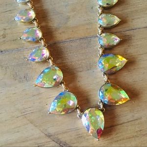 J. Crew Iridescent Aurora Borealis Necklace